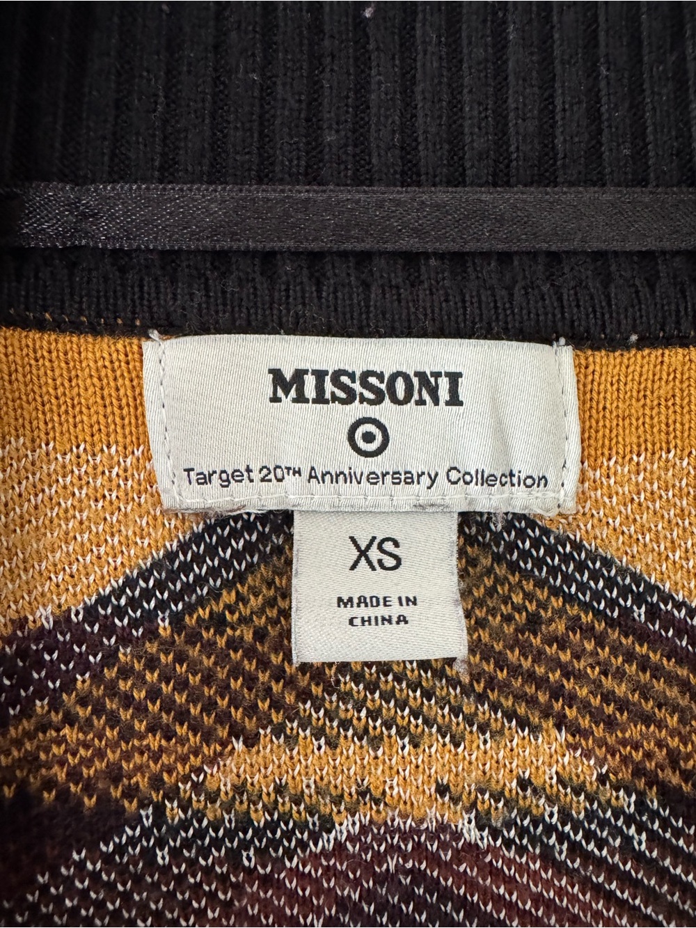 Missoni Target Women’s XS Cardigan Chevron Pattern Open Duster Sweater - Picture 2 of 7